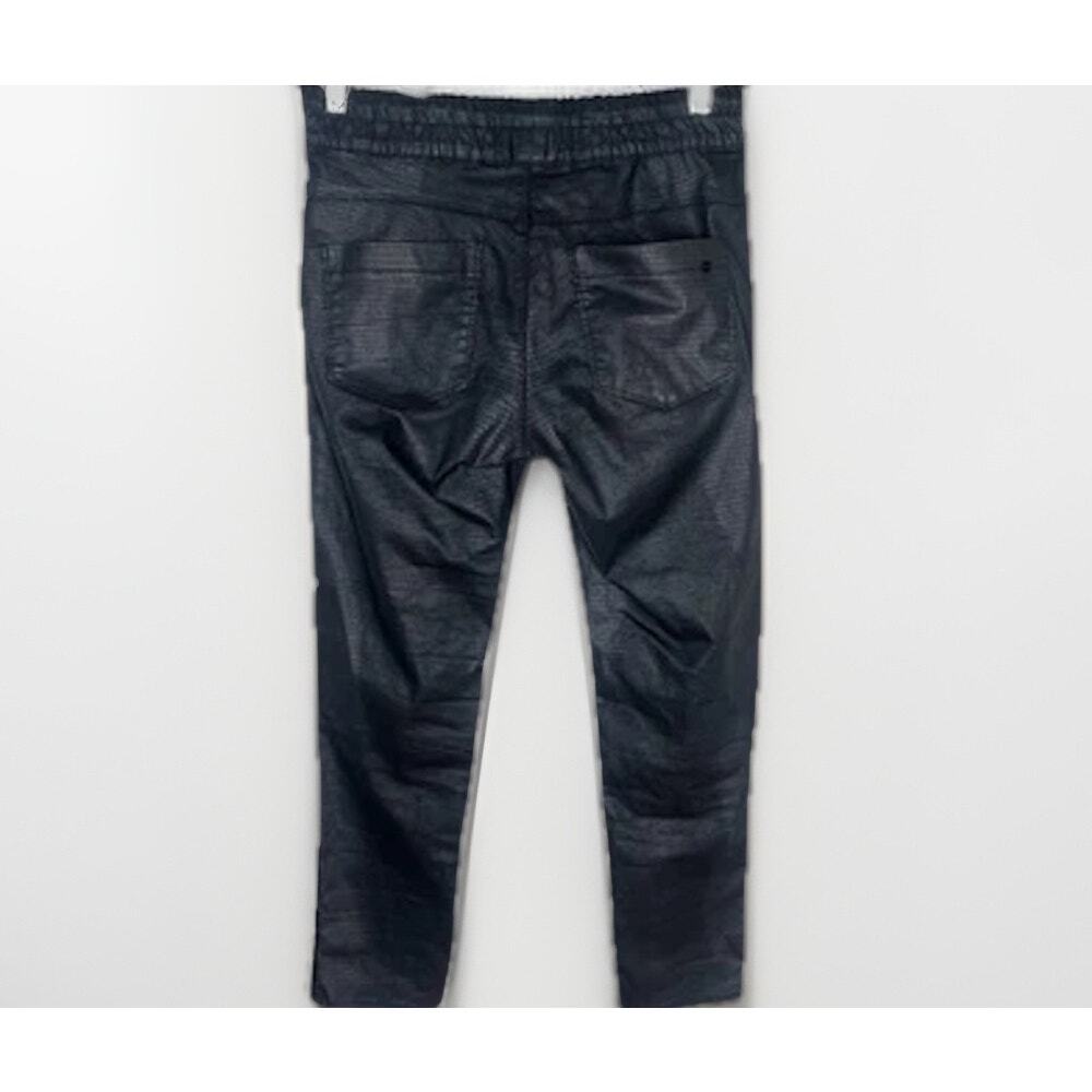 Bevy Flog Sz 30 Shely Drawstring Pants in Black Snake - Picture 3 of 11